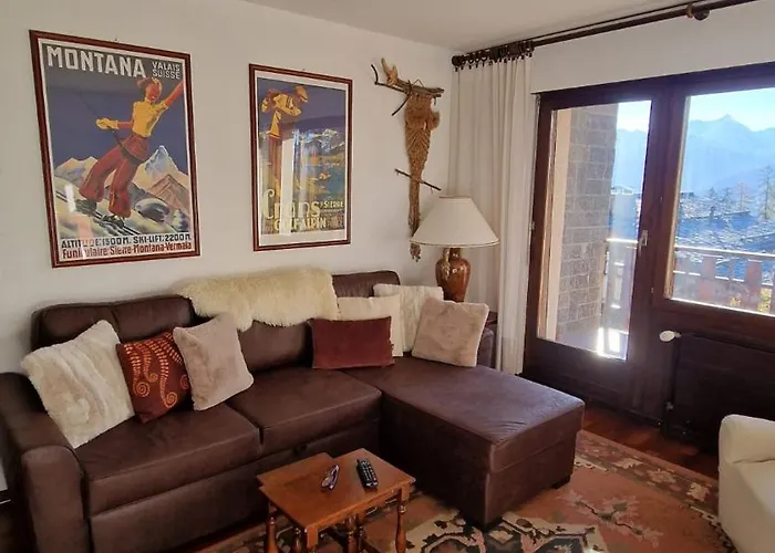 Apartment Avec Vue Sur Les Montagnes Crans-Montana