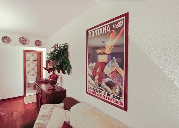 公寓 Avec Vue Sur Les Montagnes 克莱恩 蒙塔纳